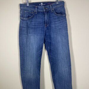 Seven for All Man Kind the Straight Leg Women's Dark Wash Jeans 30!